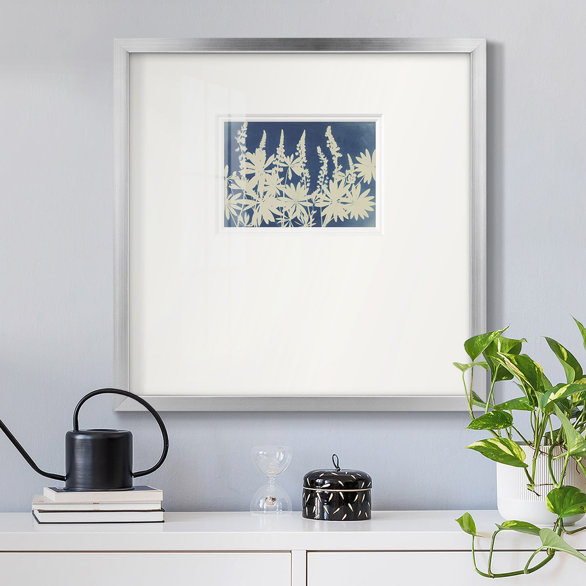 Lovely Lupine Premium Framed Print Double Matboard