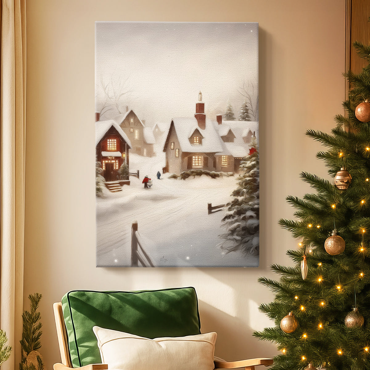 Gilded Serenade - Canvas Art Print
