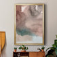 Red Ochre Abstract I - Modern Framed Canvas Print