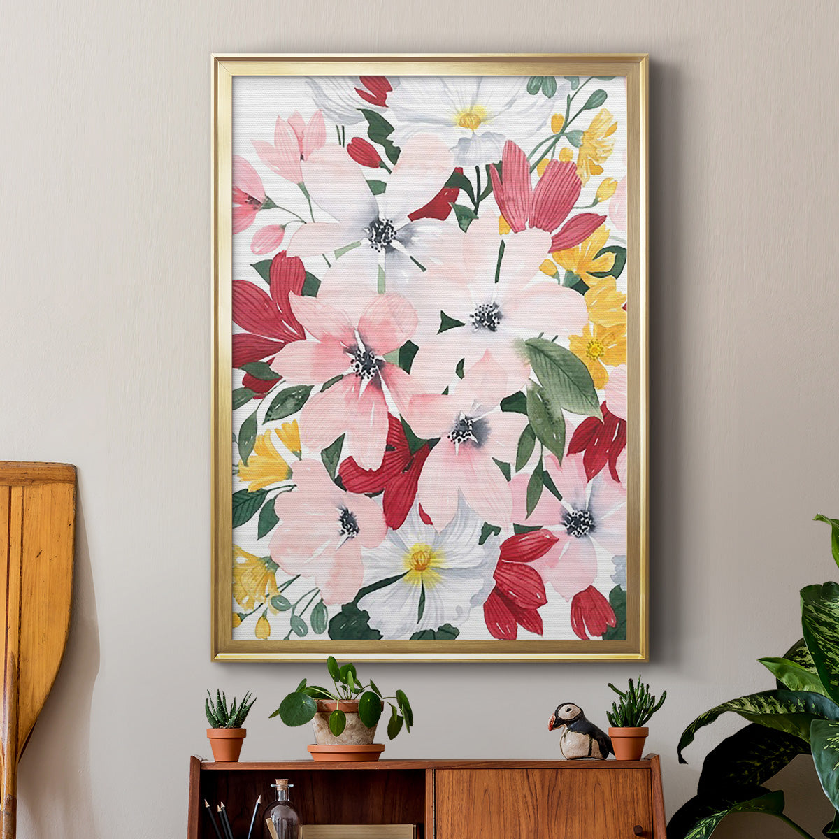Spring Bliss I - Modern Framed Canvas Print