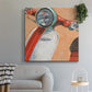 Retro Scooter III-Premium Gallery Wrapped Canvas - Ready to Hang