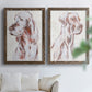 Sitting Dog III - Premium Framed Canvas 2 Piece Set - Ready to Hang