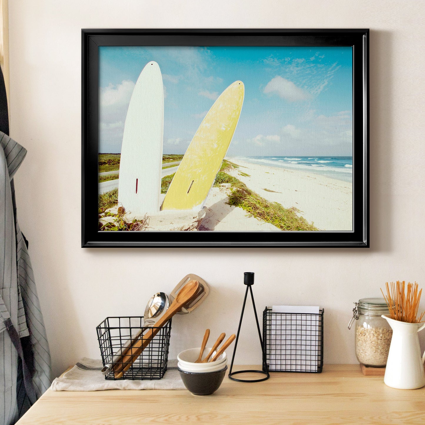 Punta Morena Beach Premium Classic Framed Canvas - Ready to Hang