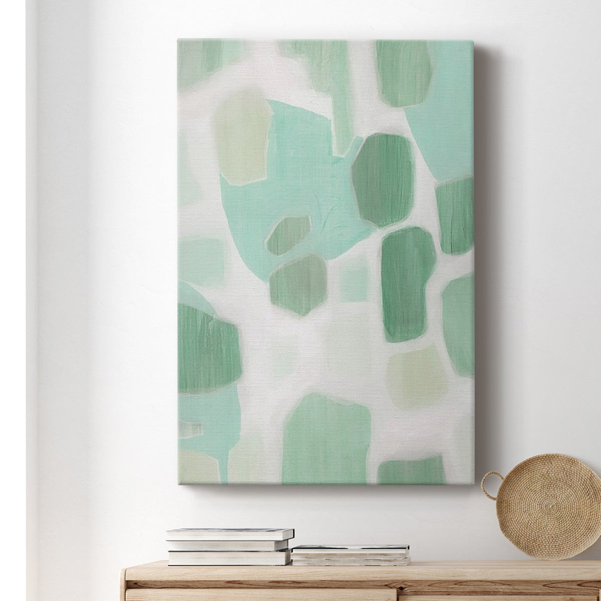 River Shapes II Premium Gallery Wrapped Canvas - Ready to Hang