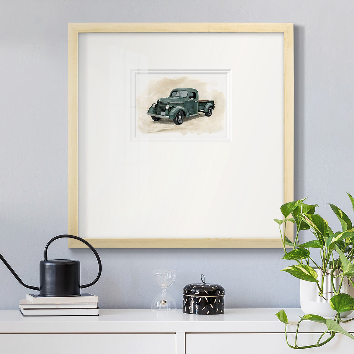 Pickup II Premium Framed Print Double Matboard