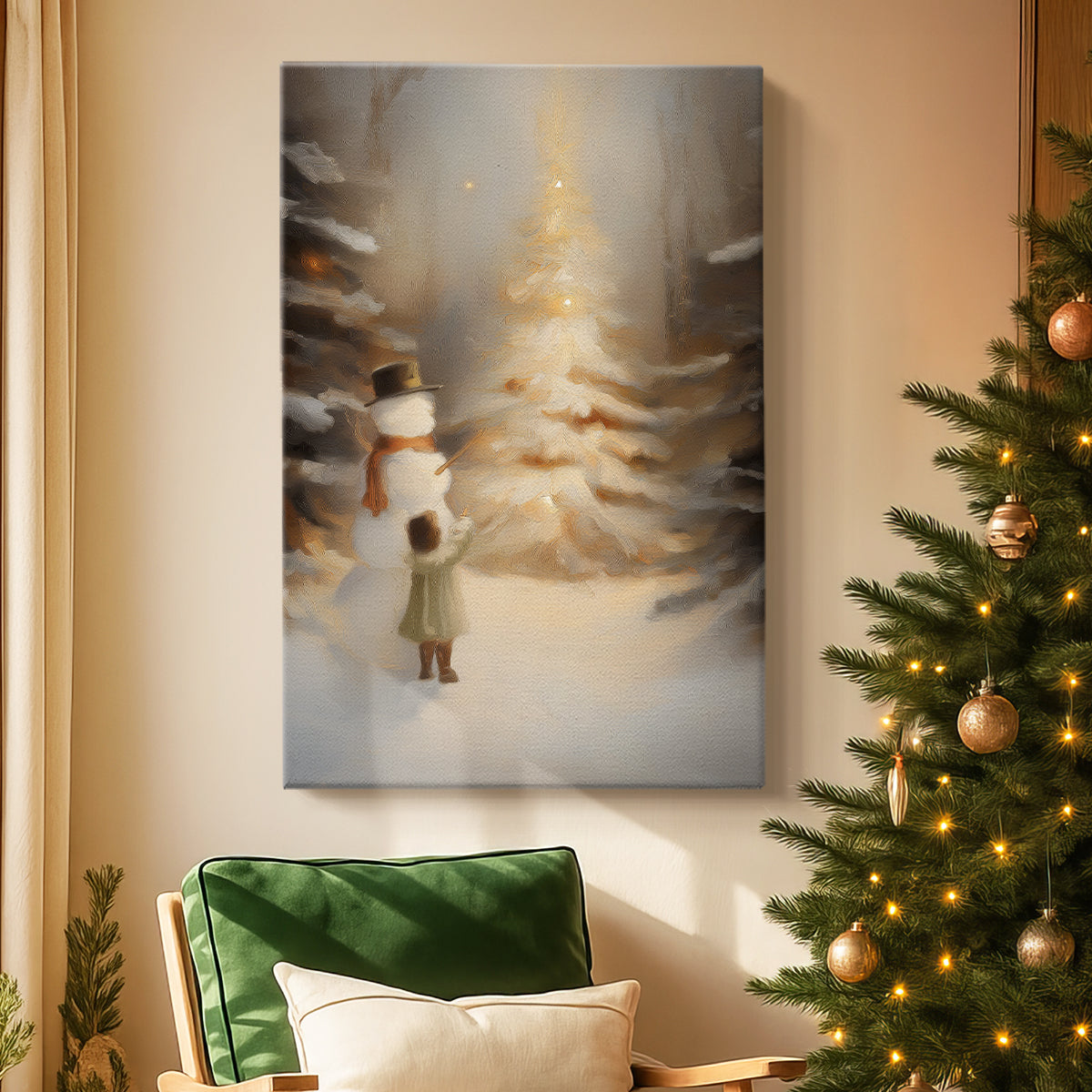 Amber Blessing of Morning - Canvas Art Print