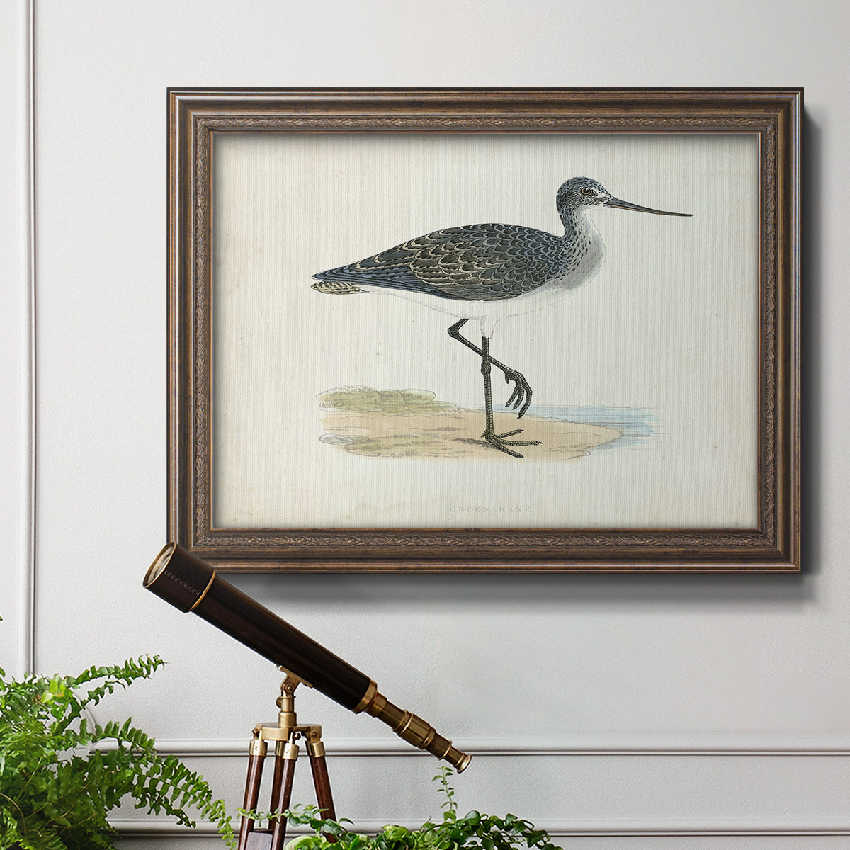 Morris Sandpipers III Premium Framed Canvas- Ready to Hang