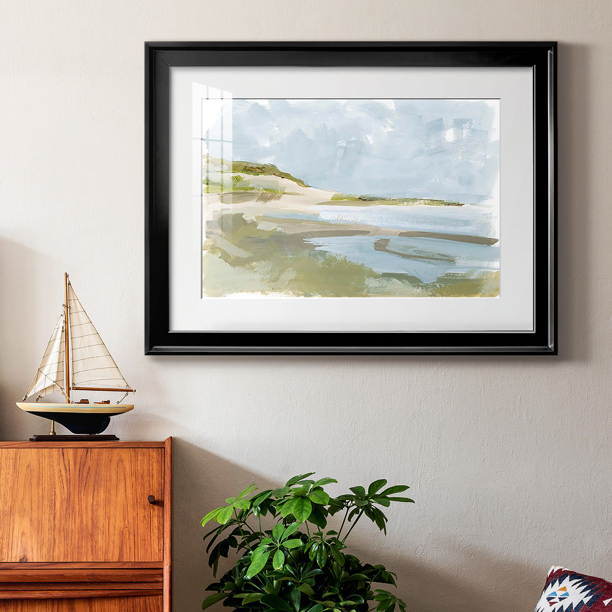 Sea Cove Impression II Premium Framed Print - Ready to Hang