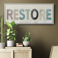 Restore Your Self - Floater Framed Canvas Print