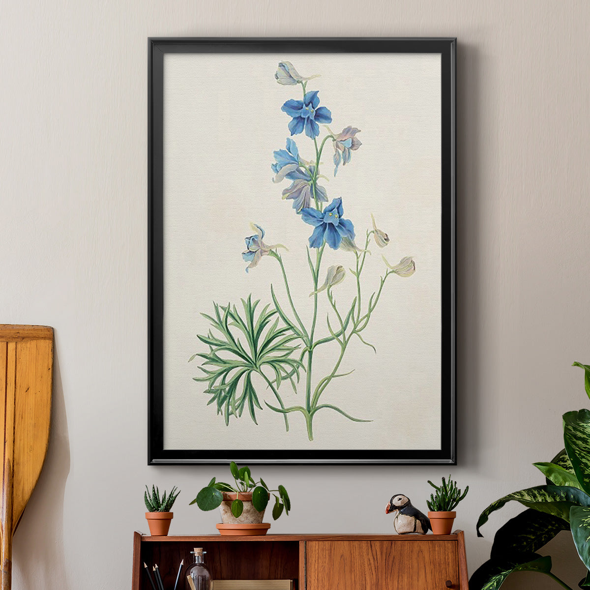 Flowers of the Seasons II - Modern Framed Canvas Print