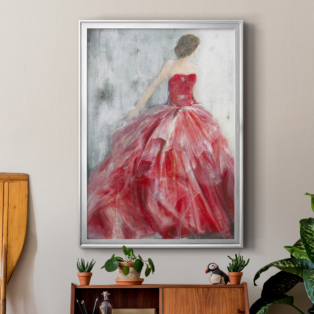 Redowa - Modern Framed Canvas Print