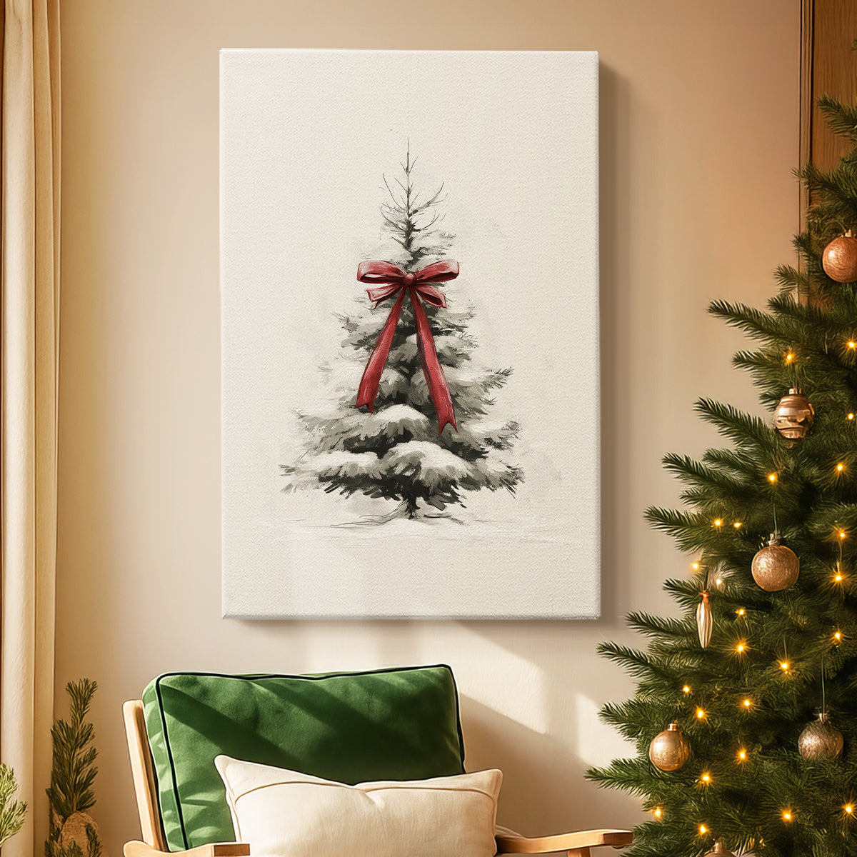 Frostlit Morning at Night - Canvas Art Print