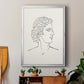 Greek Busts I - Modern Framed Canvas Print