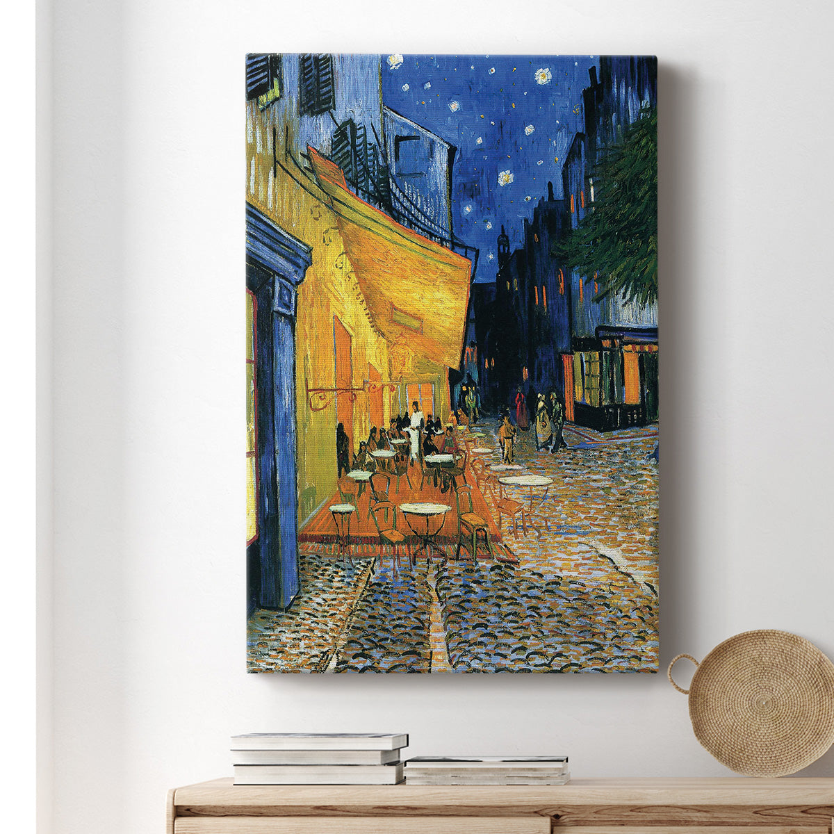 Café Terrace at Night - Canvas Art Print