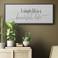 Simple Beautiful Life - Floater Framed Canvas Print