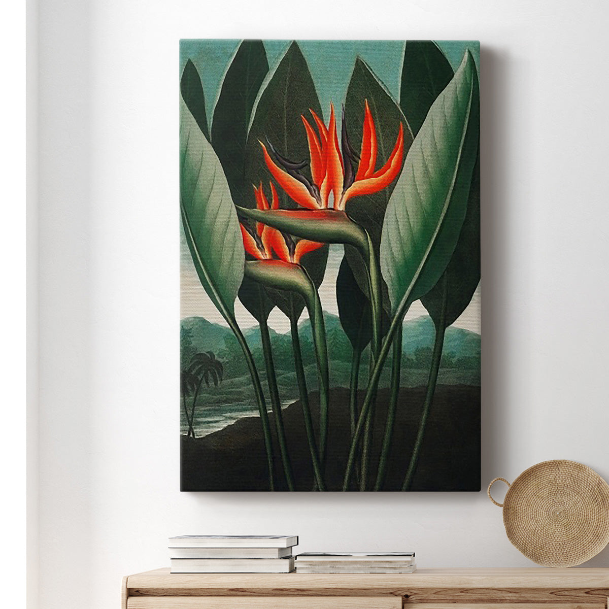 Temple of Flora IV - Canvas Art Print