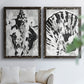 Ocean Inkblot I - Premium Framed Canvas 2 Piece Set - Ready to Hang