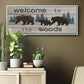 Bears Welcome - Floater Framed Canvas Print