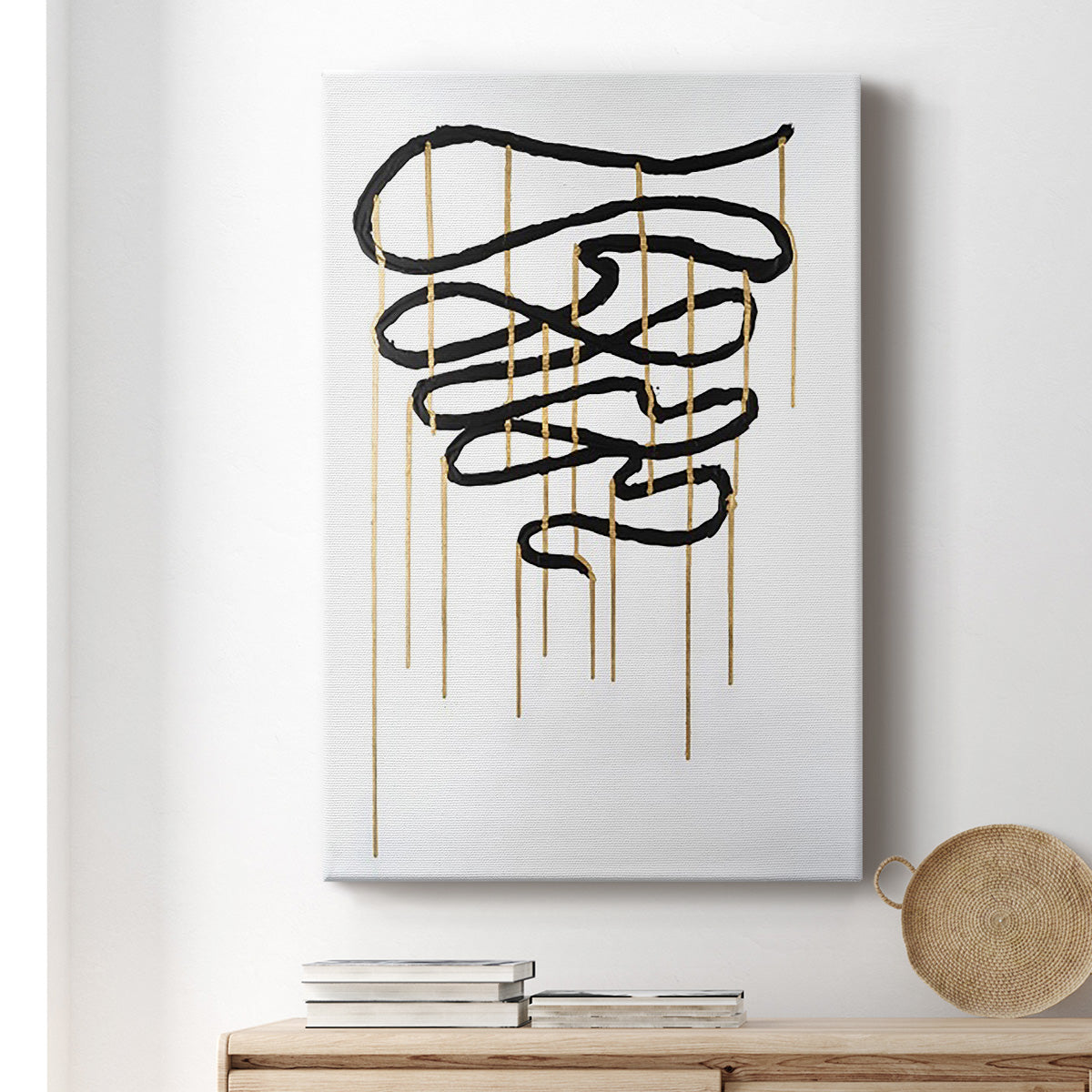 Weeping Ribbon I Premium Gallery Wrapped Canvas - Ready to Hang