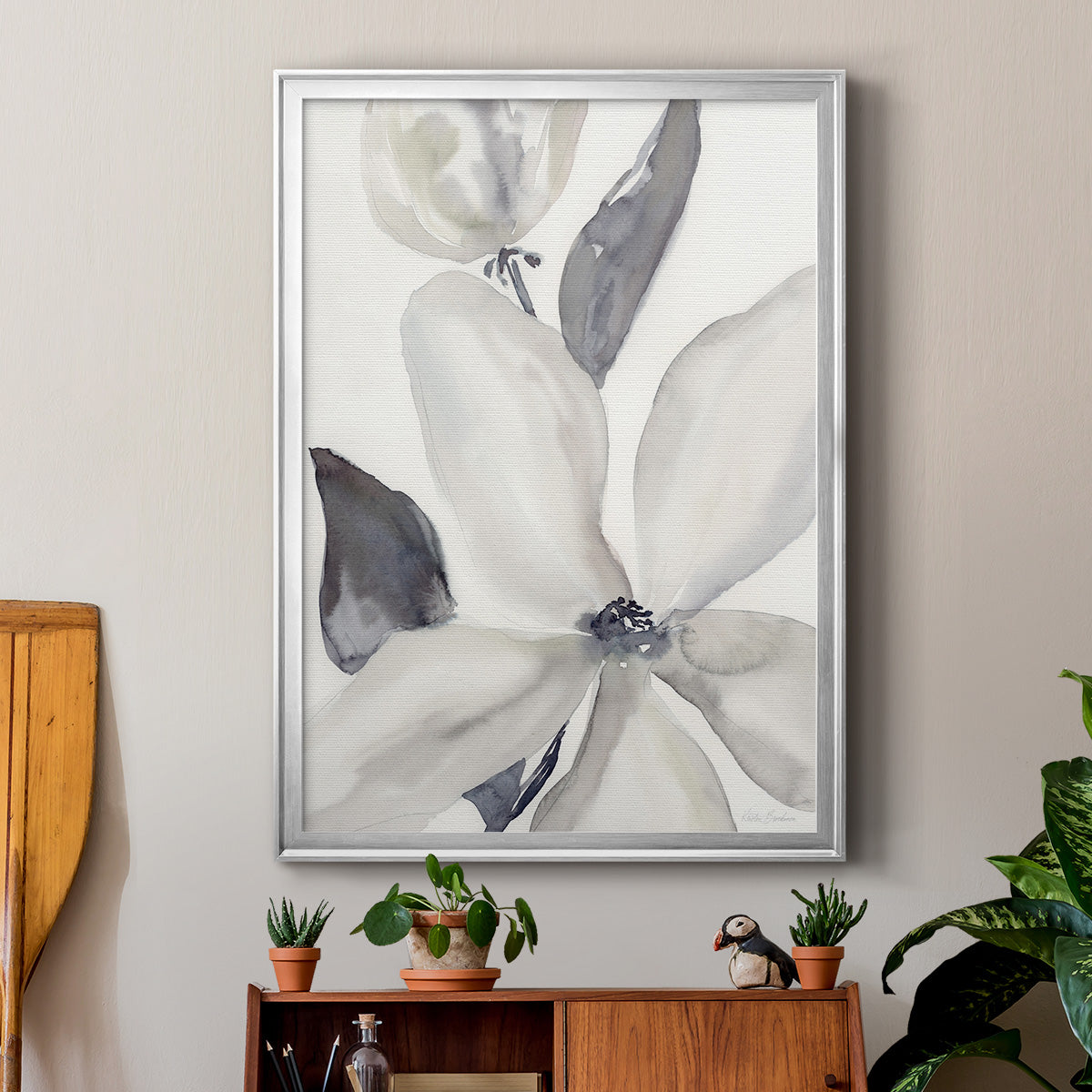 Daybreak Bloom II - Modern Framed Canvas Print