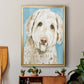 Labradoodle I - Modern Framed Canvas Print