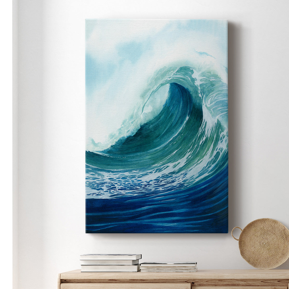 Sea Foam II Premium Gallery Wrapped Canvas - Ready to Hang