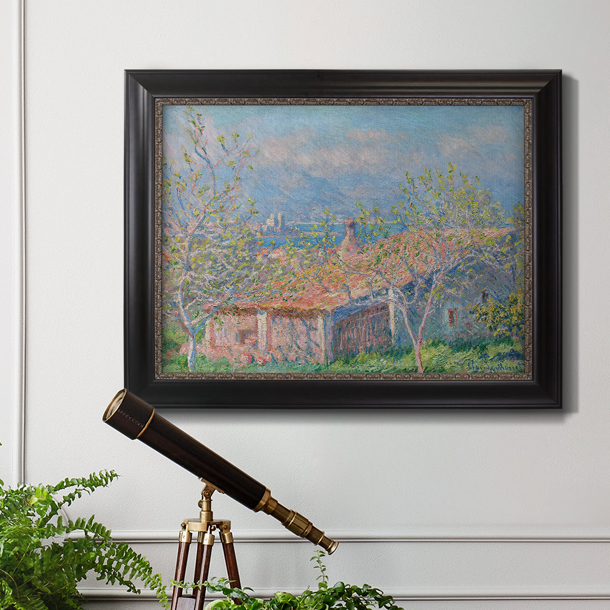 Gardener's House at Antibes - Ornate Framed Canvas Print