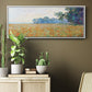 Oat and Poppy Field, 1890 - Floater Framed Canvas Print