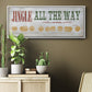 Jingle All the Way - Floater Framed Canvas Print