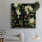 Garden Floral on Black II - Canvas Art Print