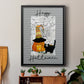 Happy Halloween Pumpkin - Modern Framed Canvas Print