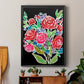 Floral Choir Bouquet - Modern Framed Canvas Print