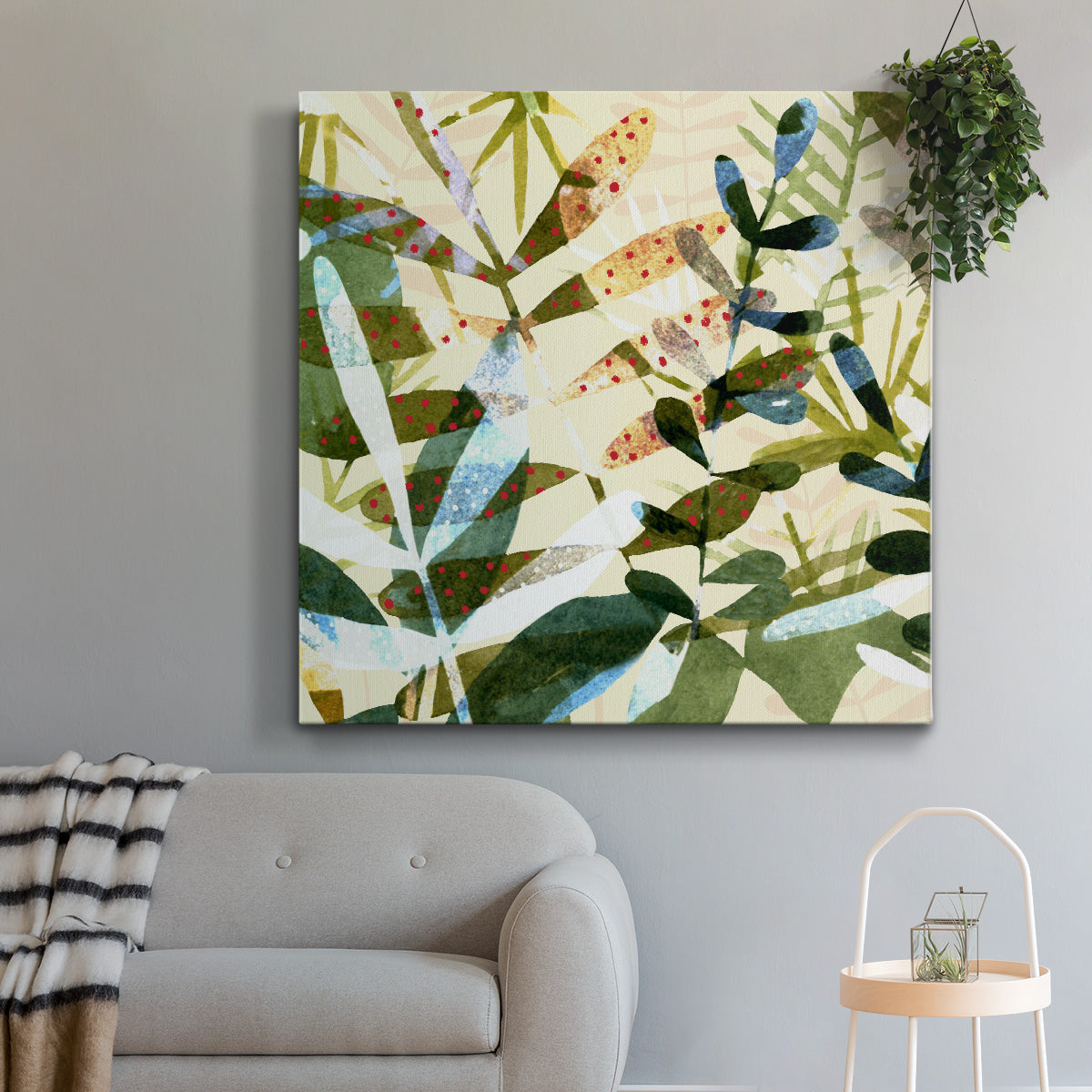 Technicolor Jungle I - Canvas Art Print