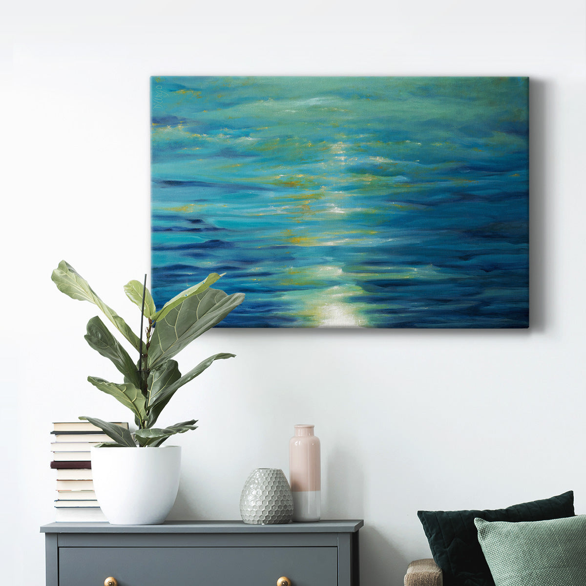 Deep Blue - Canvas Art Print