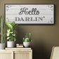Hello Darlin' - Floater Framed Canvas Print