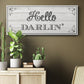 Hello Darlin' - Floater Framed Canvas Print