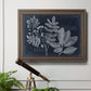 Foliage on Navy V Premium Framed Canvas- Ready to Hang