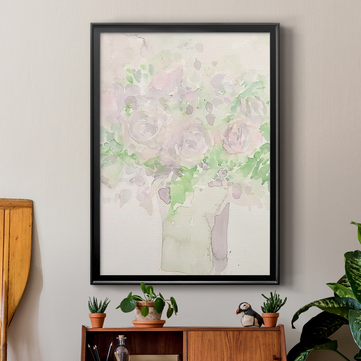 Natural Radiance II - Modern Framed Canvas Print