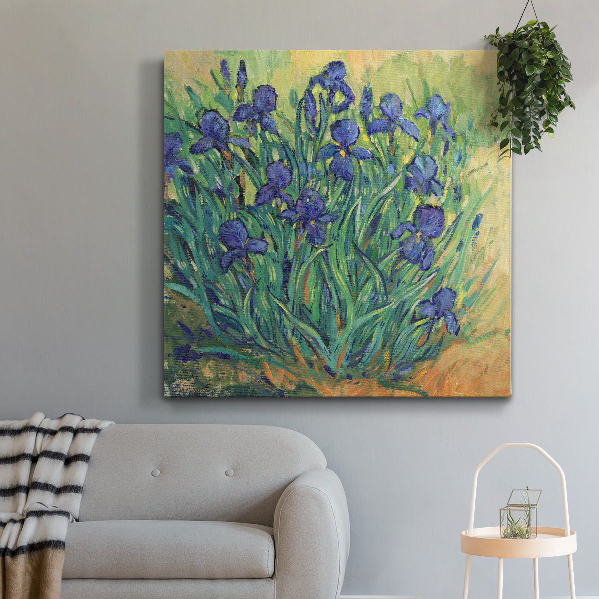 Irises in Bloom II - Canvas Art Print