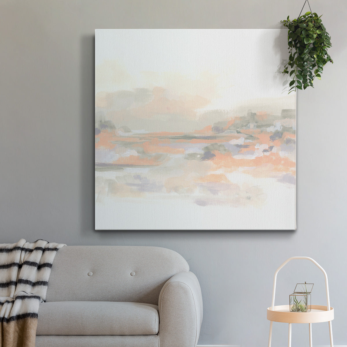 Blush Vista II - Canvas Art Print