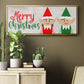 Christmas Elf Couple - Floater Framed Canvas Print