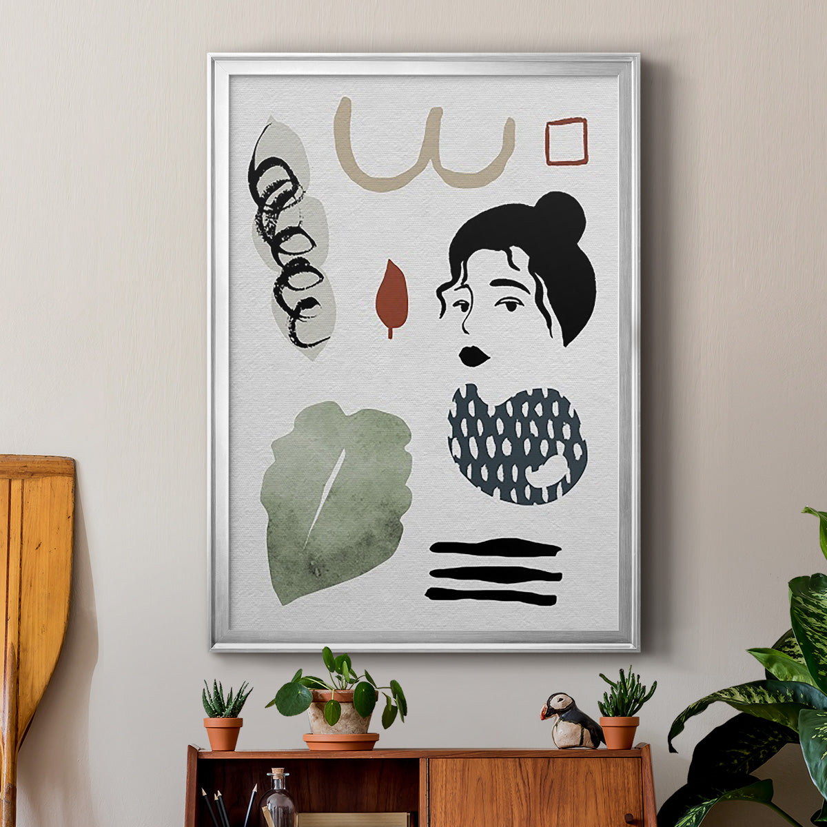 Collected Mindfulness IV - Modern Framed Canvas Print