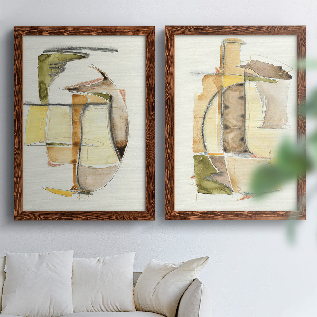 Brown Sugar I - Premium Framed Canvas 2 Piece Set - Ready to Hang