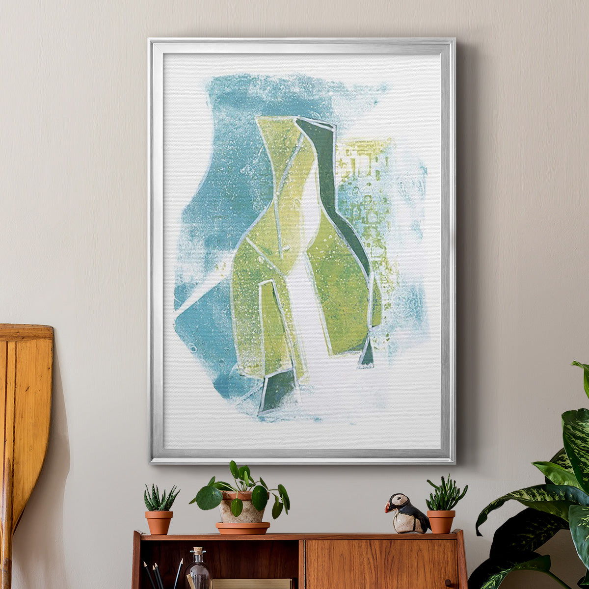 Jubilee Jugs III - Modern Framed Canvas Print