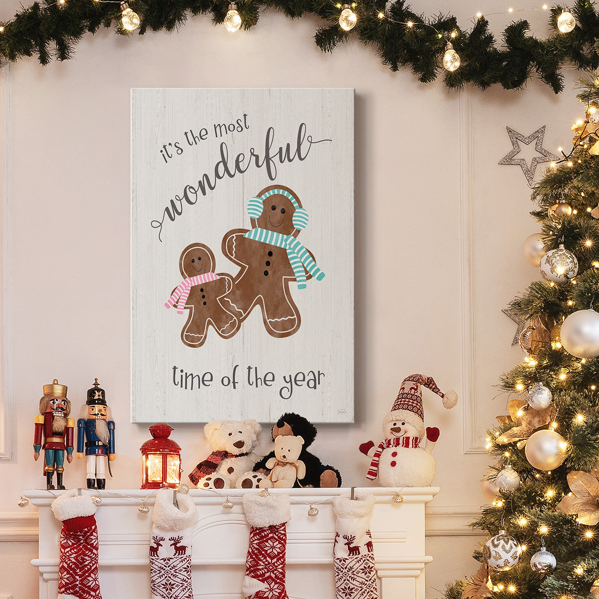 Time of the Year Gingerbread - Canvas Art Print