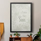 Chase the Sun - Modern Framed Canvas Print