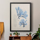 Blue Marine Algae V - Modern Framed Canvas Print