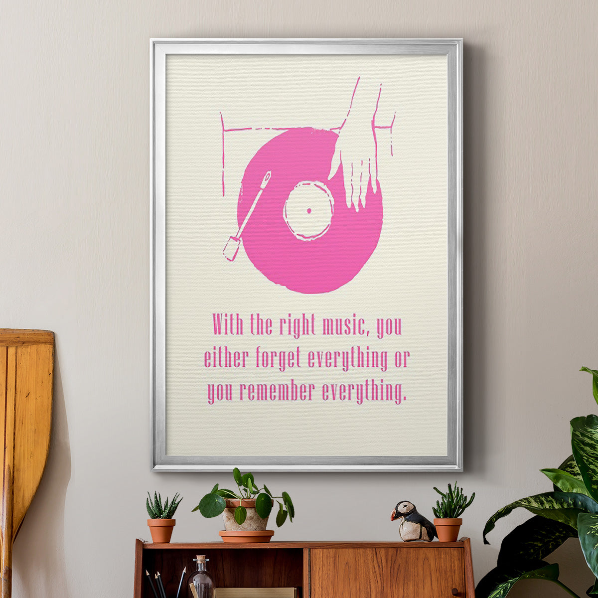 Sweet Melody I - Modern Framed Canvas Print
