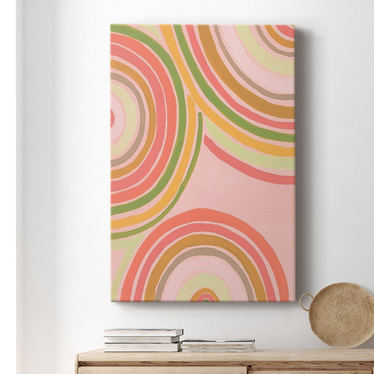 Abstract Rainbow I Premium Gallery Wrapped Canvas - Ready to Hang