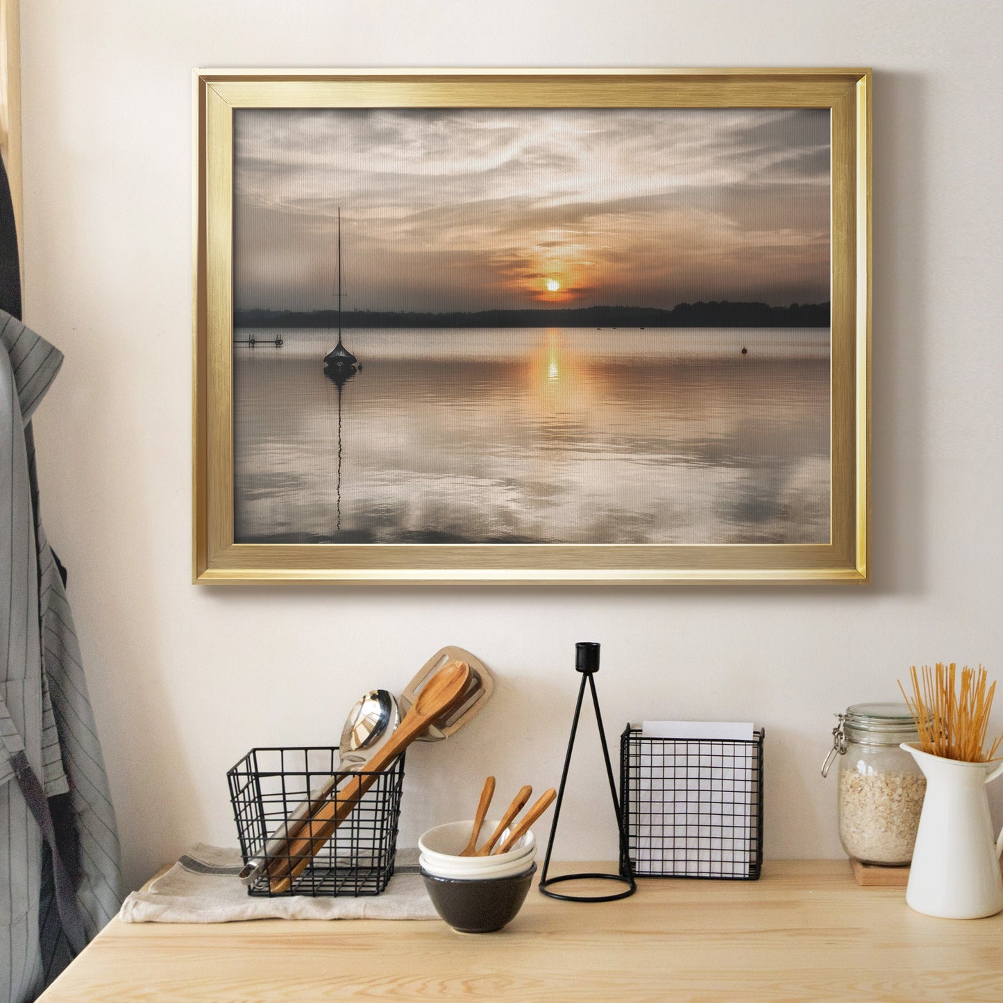 Soft Sunset Premium Classic Framed Canvas - Ready to Hang